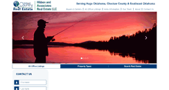 Desktop Screenshot of hugo-oklahoma-realestate.com